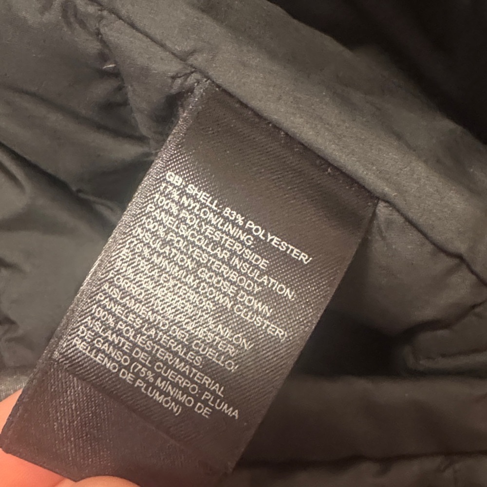 The North Face Goose Down Quilted Black Vest - Picture 4 of 4